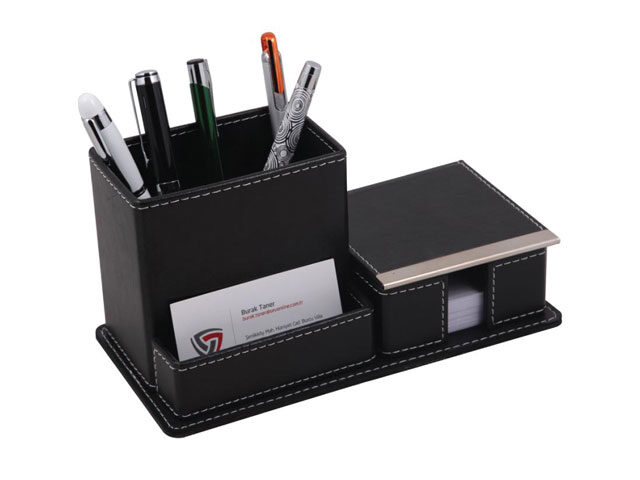 Faux Leather Pen Holder - MS 4514