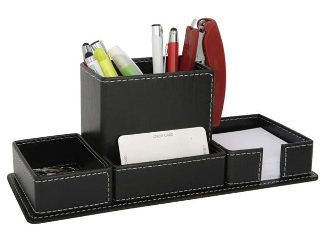 Faux Leather Pen Holder - MS 4517