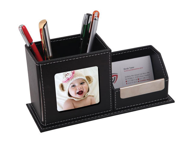 Faux Leather Pen Holder - MS 4519