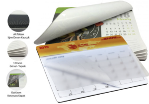 custom calendar mouse mats