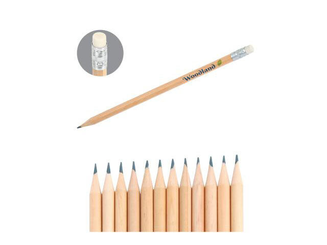 Pencil with Eraser (Round) - BNK 1394