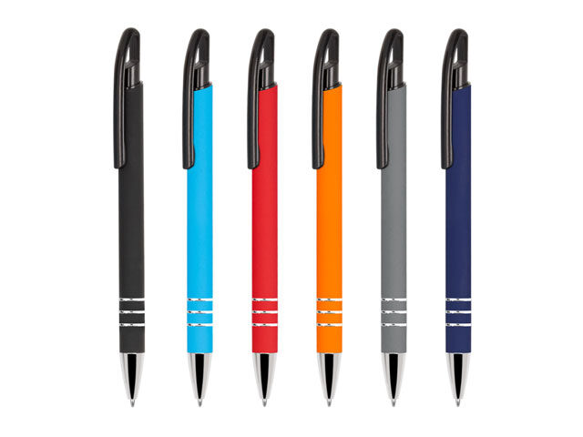Promotional Rubber Metal Pens – BMK 1441