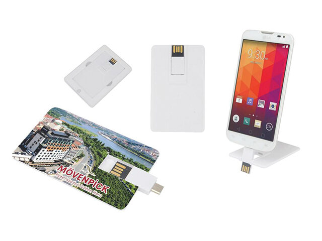 Usb Device Shaped As Card With Otg Characteristic 16 GB – USB 7238