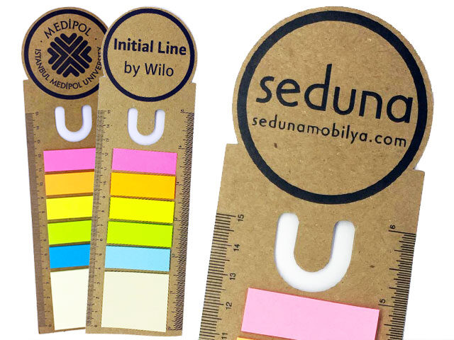 Bookmark with Postit Ruler - BOS 512