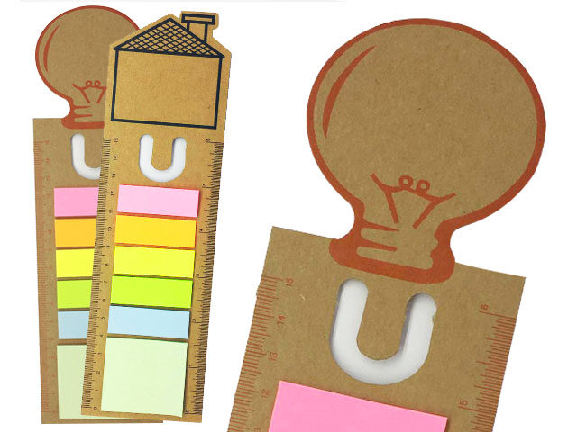 Bookmark with Postit Ruler - BOS 513