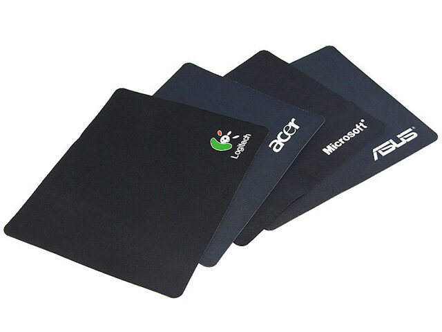 Cloth Covered Rubber Mouse Pad 20 x 24 cm