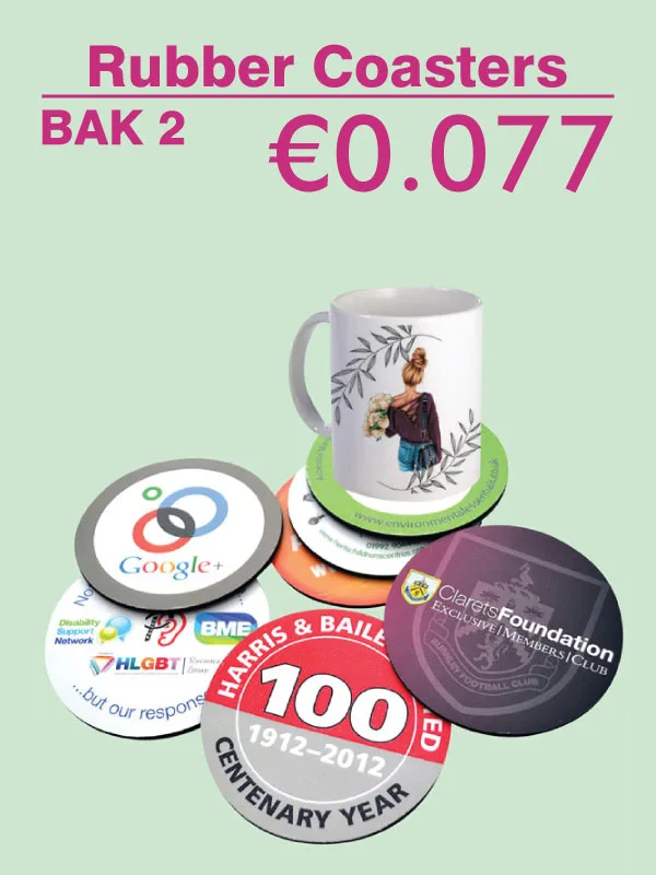 rubber coasters