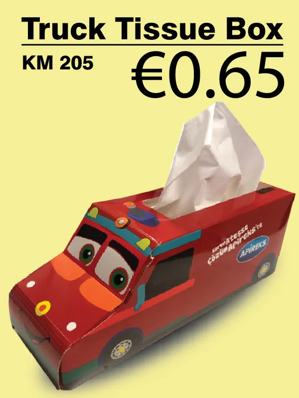 truck tissue box