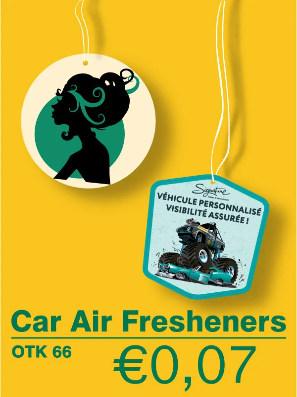 custom Printed Car Air Fresheners
